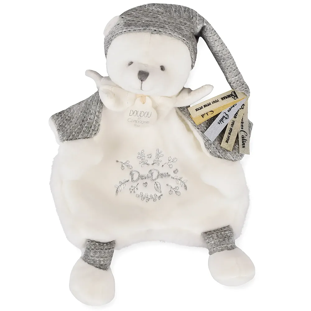 Doudou et Compagnie Schmusetuch silber 25cm