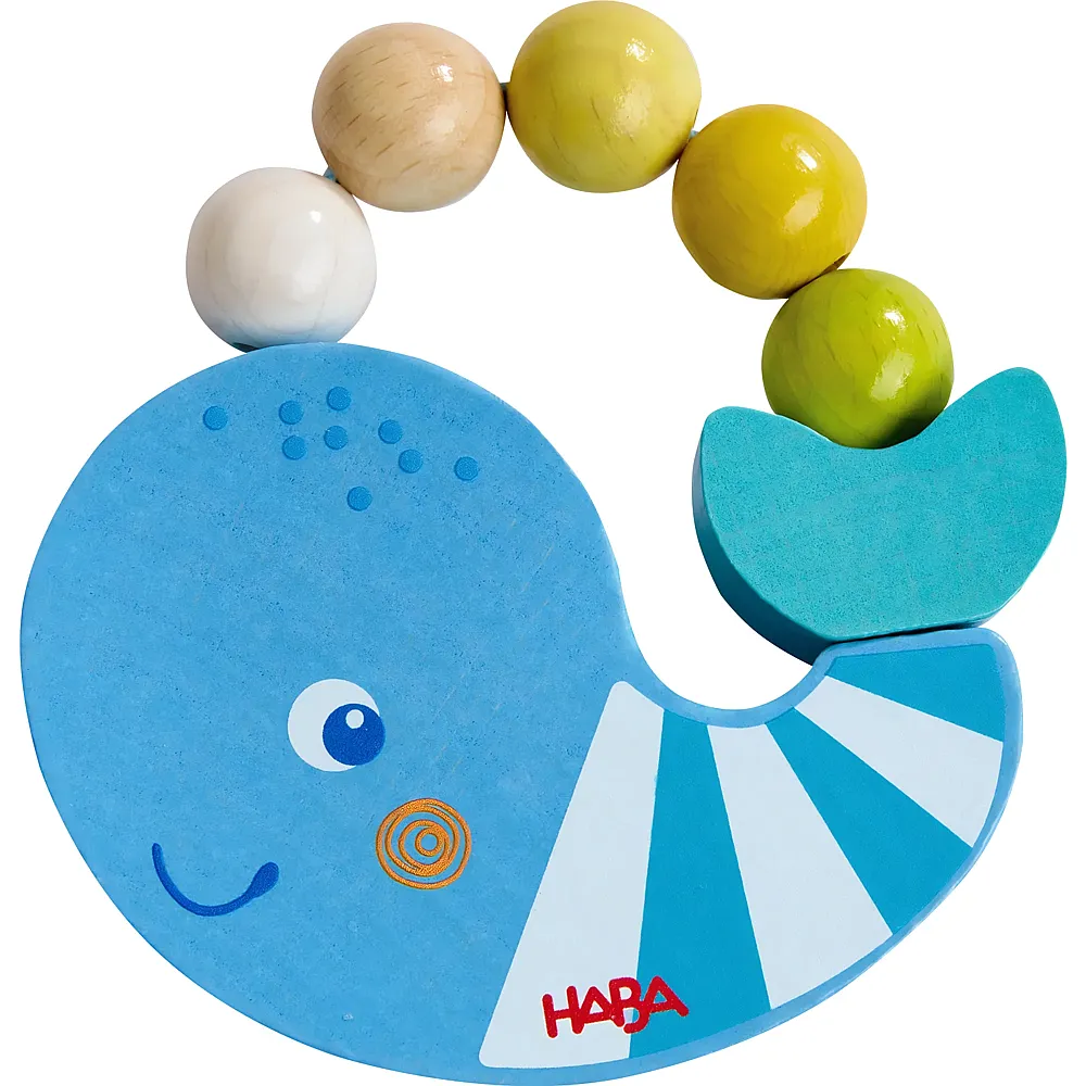 HABA Kleinkind Rasselgreifling Wal