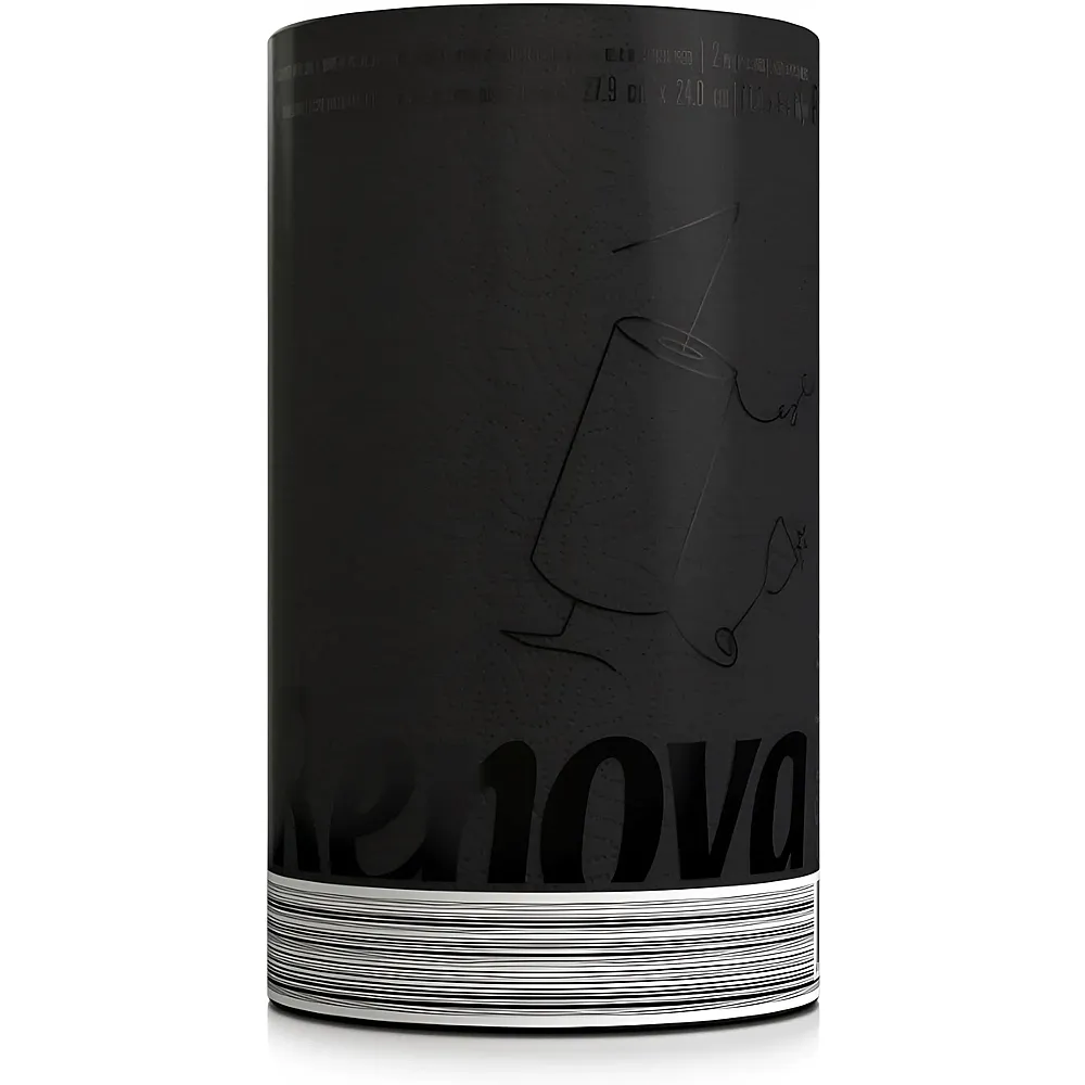 Renova K�chenrolle schwarz 120 Blatt pro Rolle, 1 Rolle