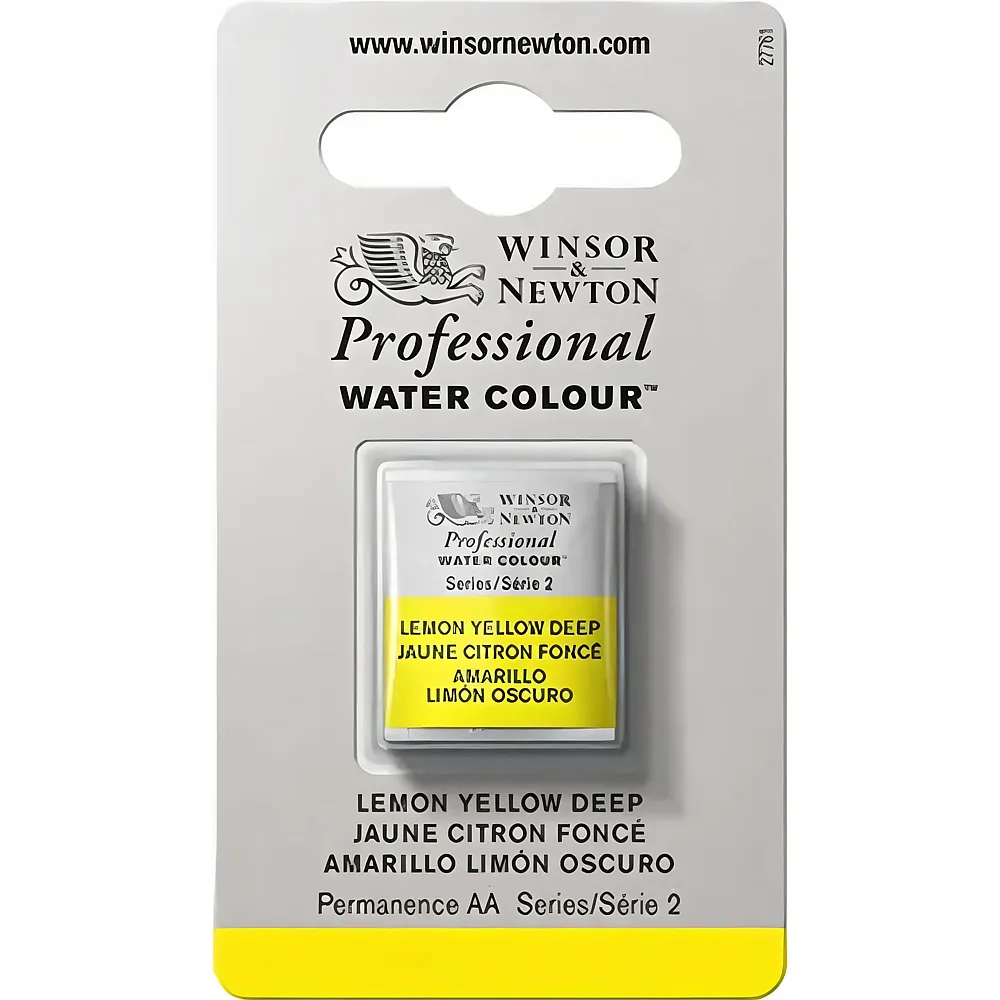 meinspielzeug - Winsor & Newton W&n Prof. Water Colour 1/2 Npfchen Zitronengelfb Dunkel