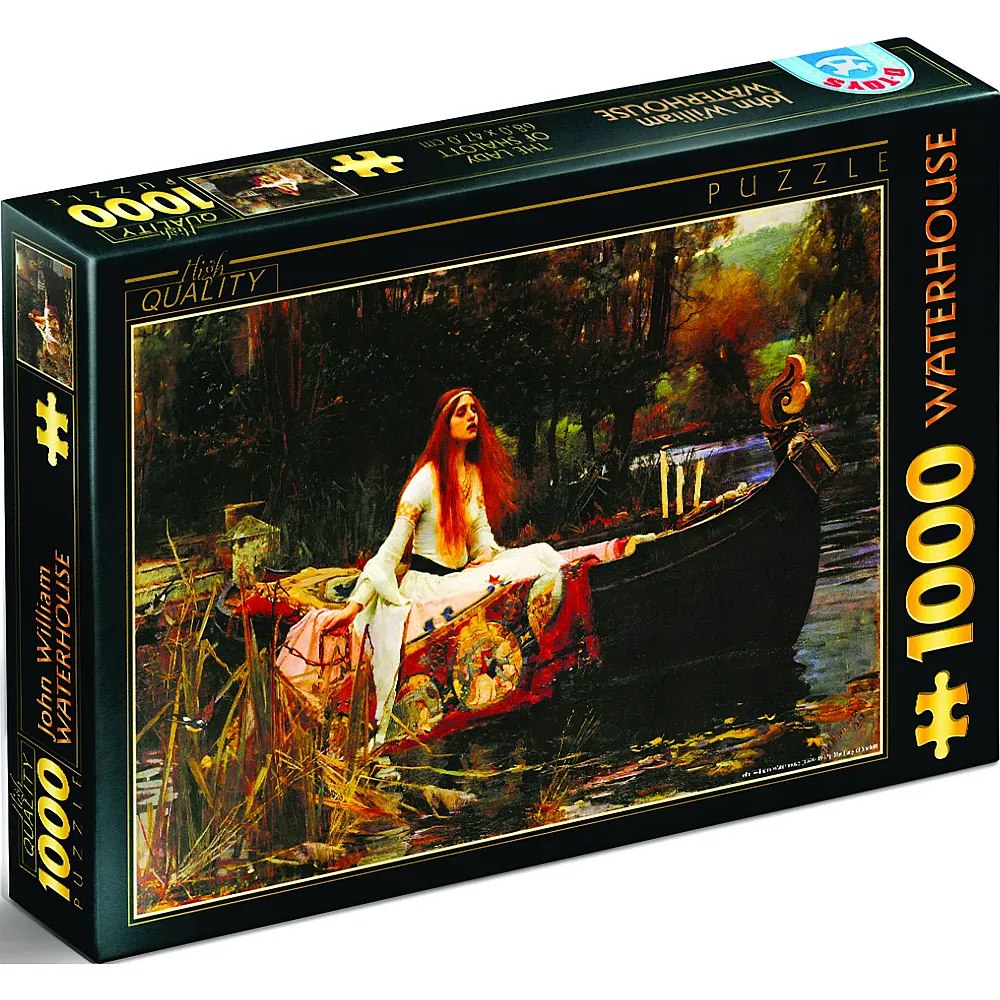 DToys Puzzle John William Waterhouse The Lady of Shalott - 1000 Teile