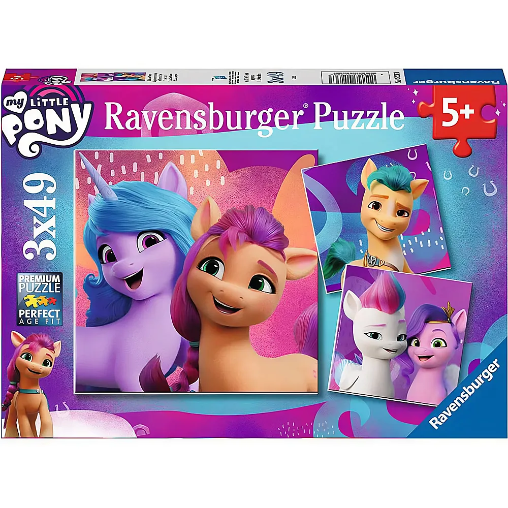Ravensburger Puzzle My little Pony The Movie 3x49