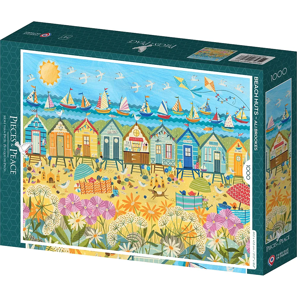 Pieces & Peace Puzzle Strandh�tten - 1000 Teile