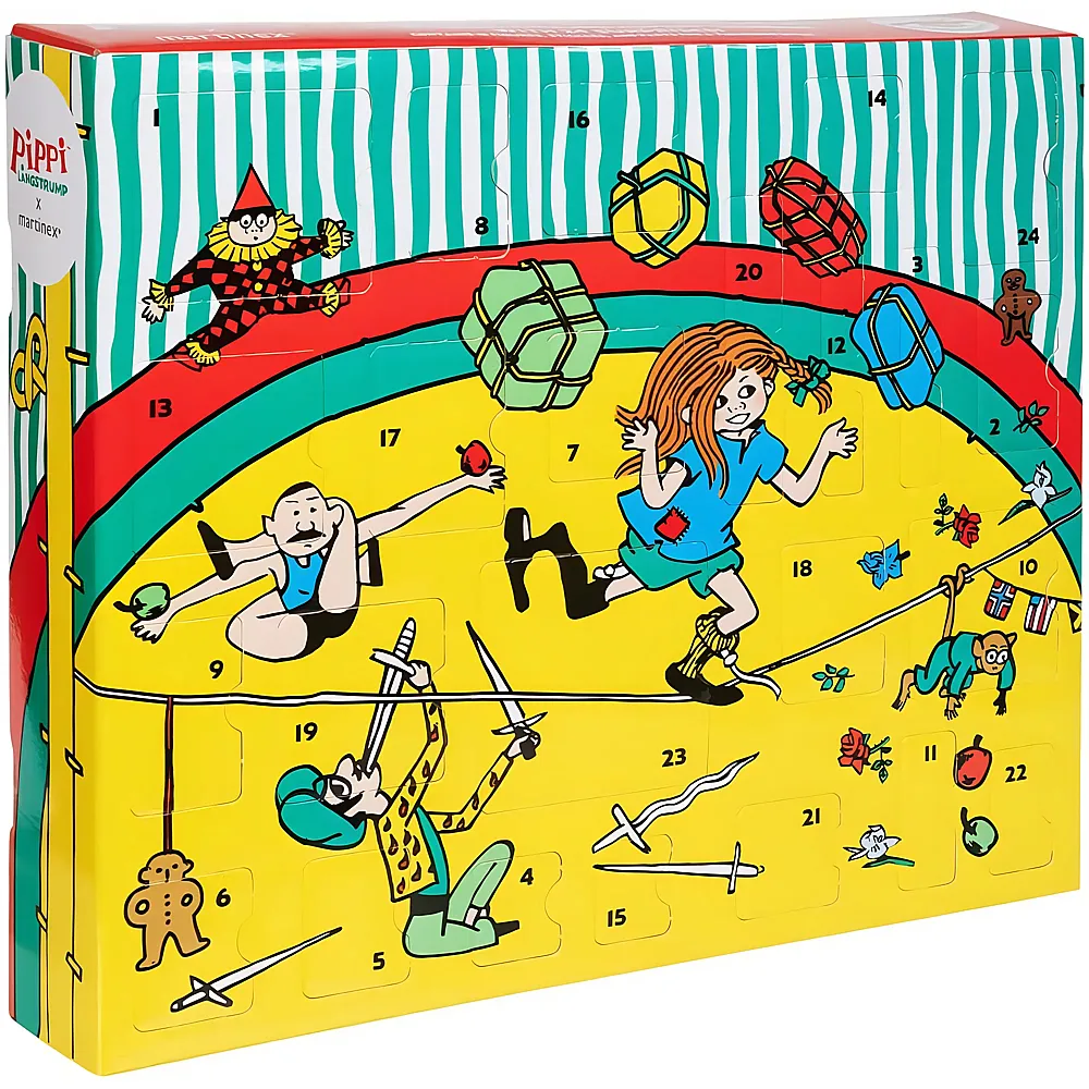 Martinex Adventskalender Pippi Langstrumpf