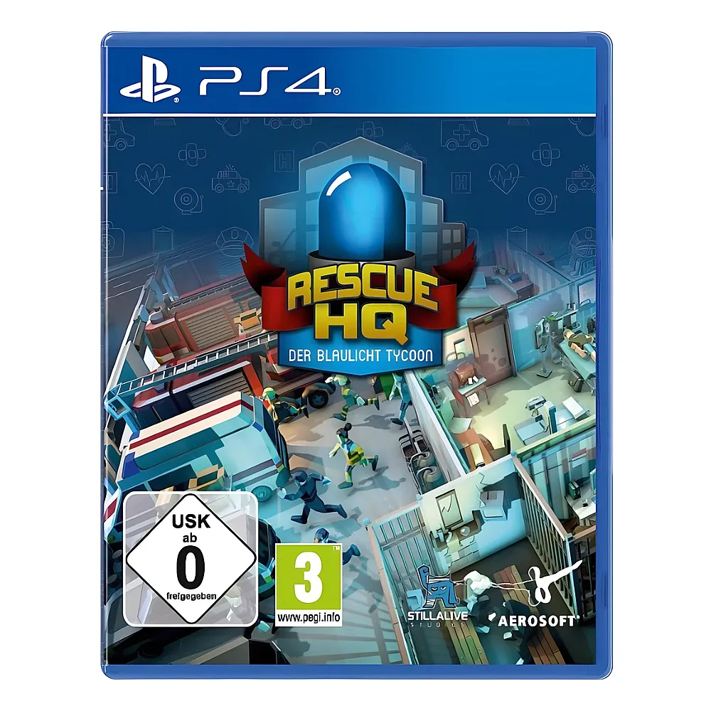 Aerosoft Rescue HQ der Blaulicht Tycoon, PS4