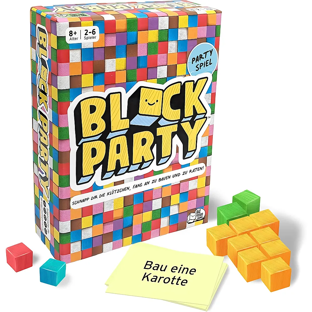 Big Potato Block Party: Bauspiel mit farbenfrohen Bl�cken