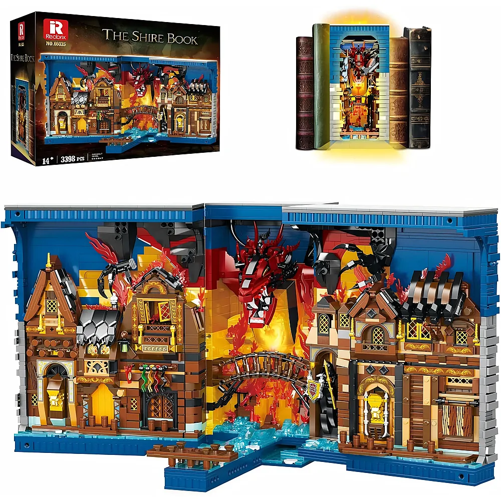 Reobrix The Shire Booknook mit Licht 66035