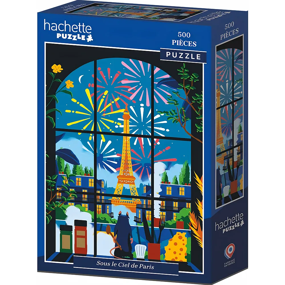 Hachette Puzzle Sous le Ciel de Paris 500Teile