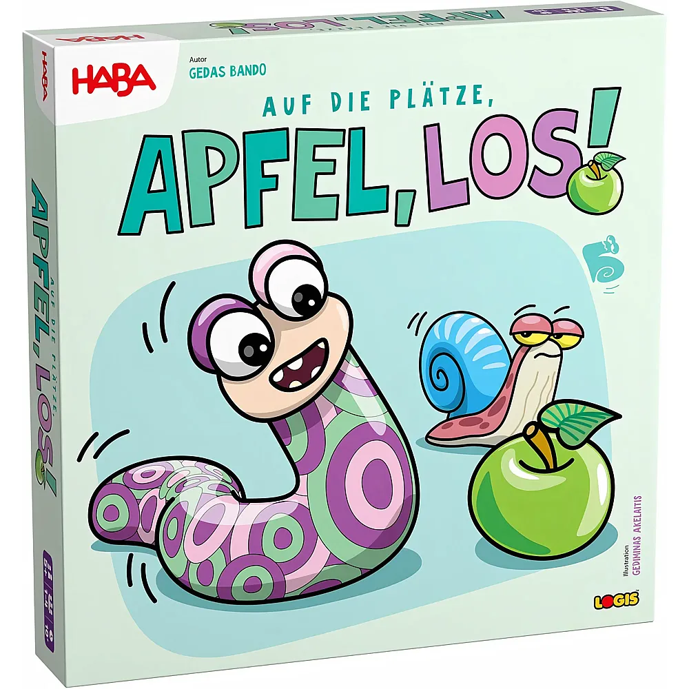 HABA Spiele Auf die Pl�tze, Apfel, los - Deutsch