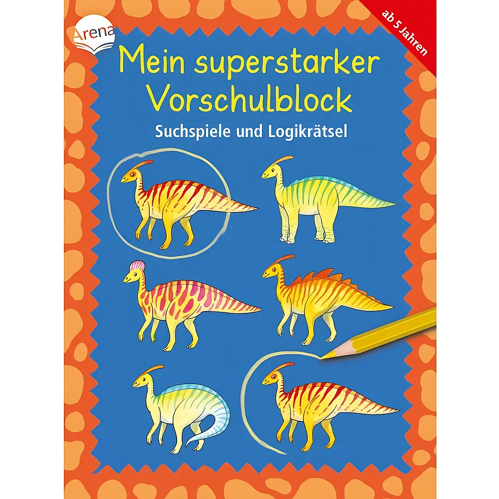 Arena Vorschulblock Suchspiele Logikr�tsel - Lern - Spiel - Spass