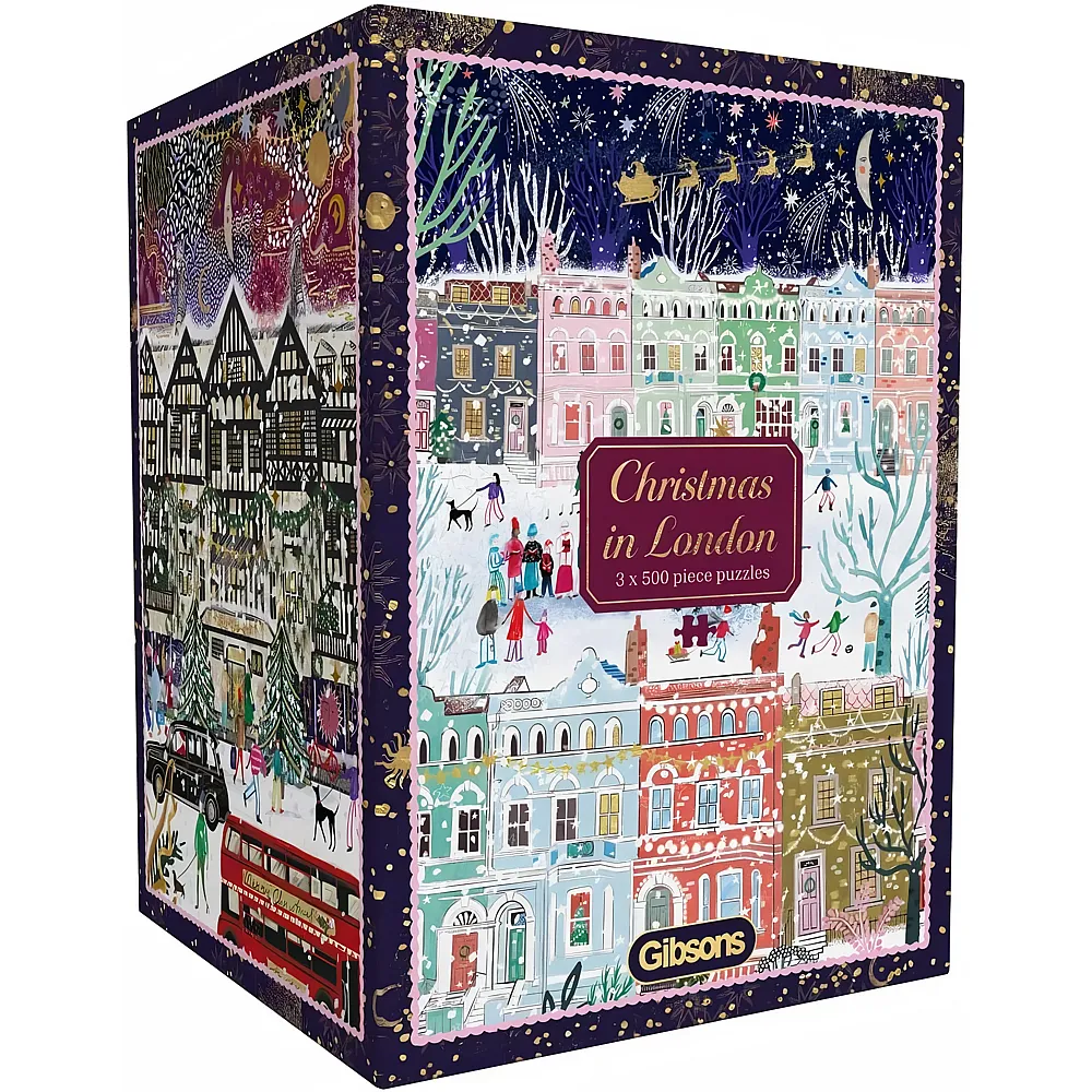 Gibsons Puzzle Christmas in London - 500 Teile