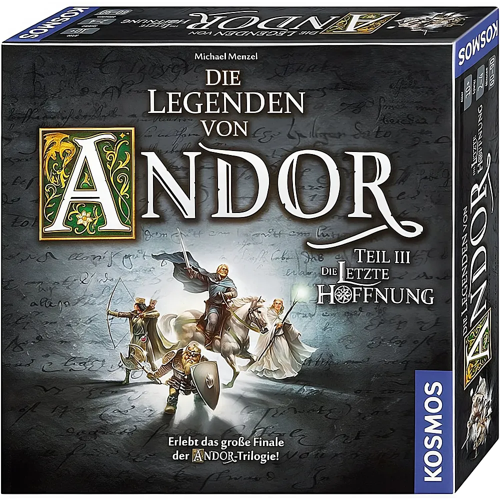 Kosmos Spiele Die Legenden von Andor - Teil III - Die letzte Hoffnung | Erwachsenenbrettspiele