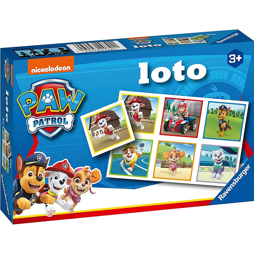 meinspielzeug - Ravensburger Spiele Paw Patrol Loto | Legespiele