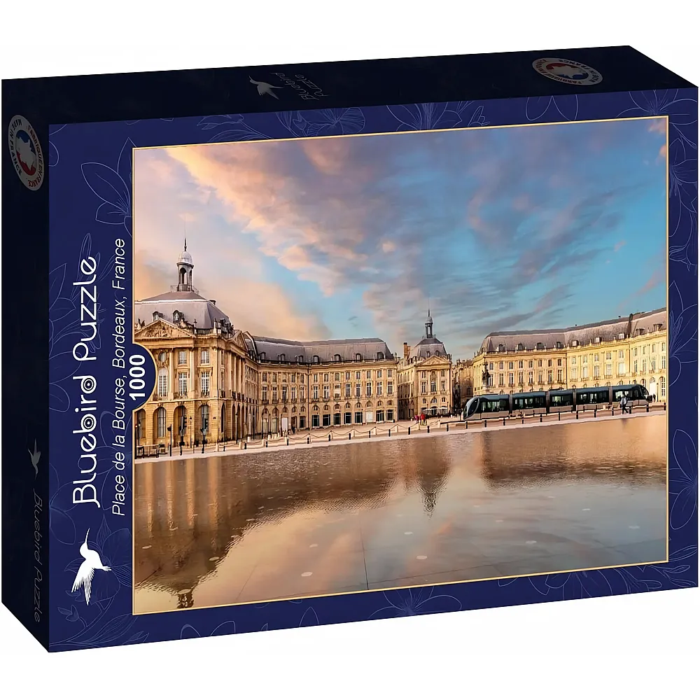Bluebird Puzzle Place de la Bourse, Bordeaux, Frankreich - 1000 Teile