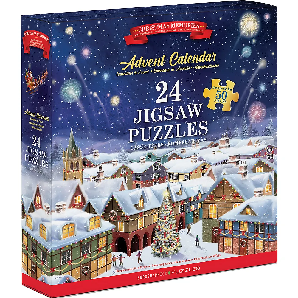 Eurographics Puzzle Adventskalender - Erinnerungen an Weihnachten 50Teile