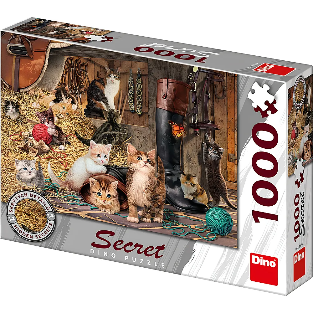 Dino Puzzle Secret Puzzle K�tzchen 1000Teile