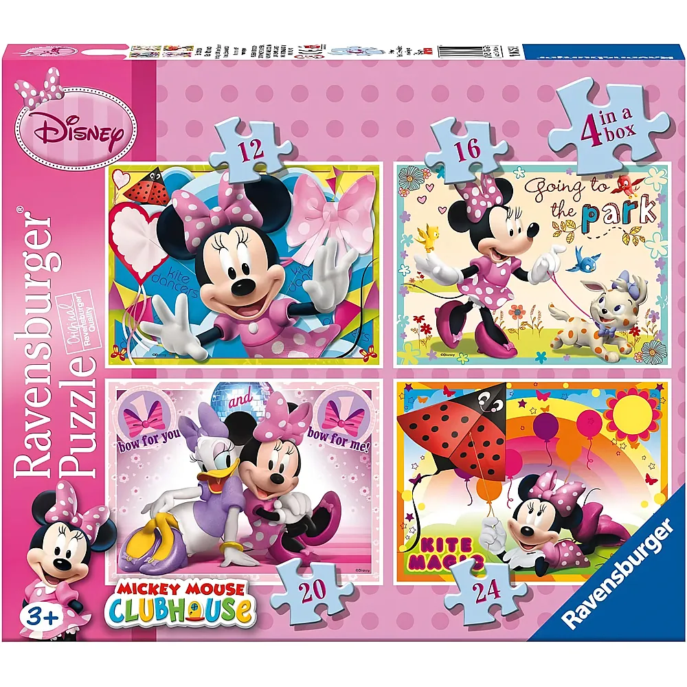 Ravensburger Puzzle 4in1 Minnie Mouse - 12 Teile