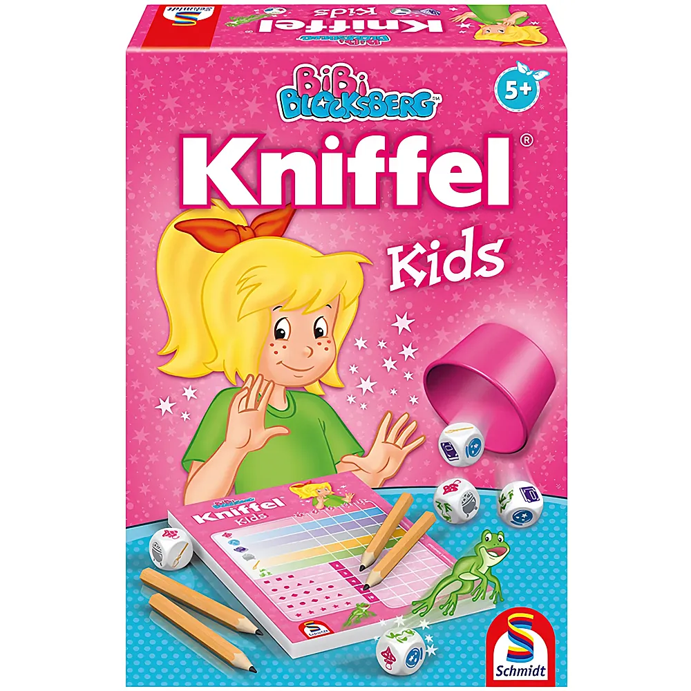 Schmidt Spiele Kniffel Kids Bibi Blocksberg DE