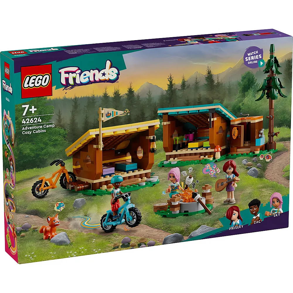 LEGO Friends Gem�tliche H�tten im Abenteuercamp 42624