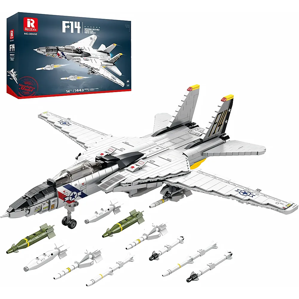 Reobrix F-14 Tomcat Fighter Jet RB33032
