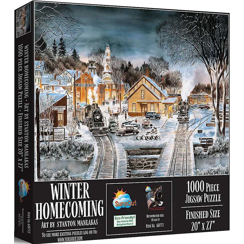 SunsOut Puzzle Ankunft im Winter - 1000 Teile