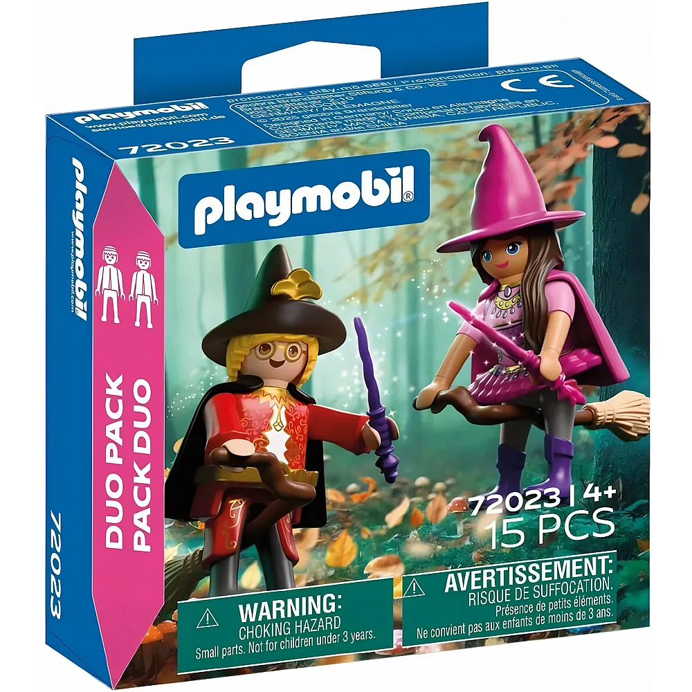 meinspielzeug - PLAYMOBIL DuoPack Hexe und Zauberer 72023 | Elfen & Fabelwesen