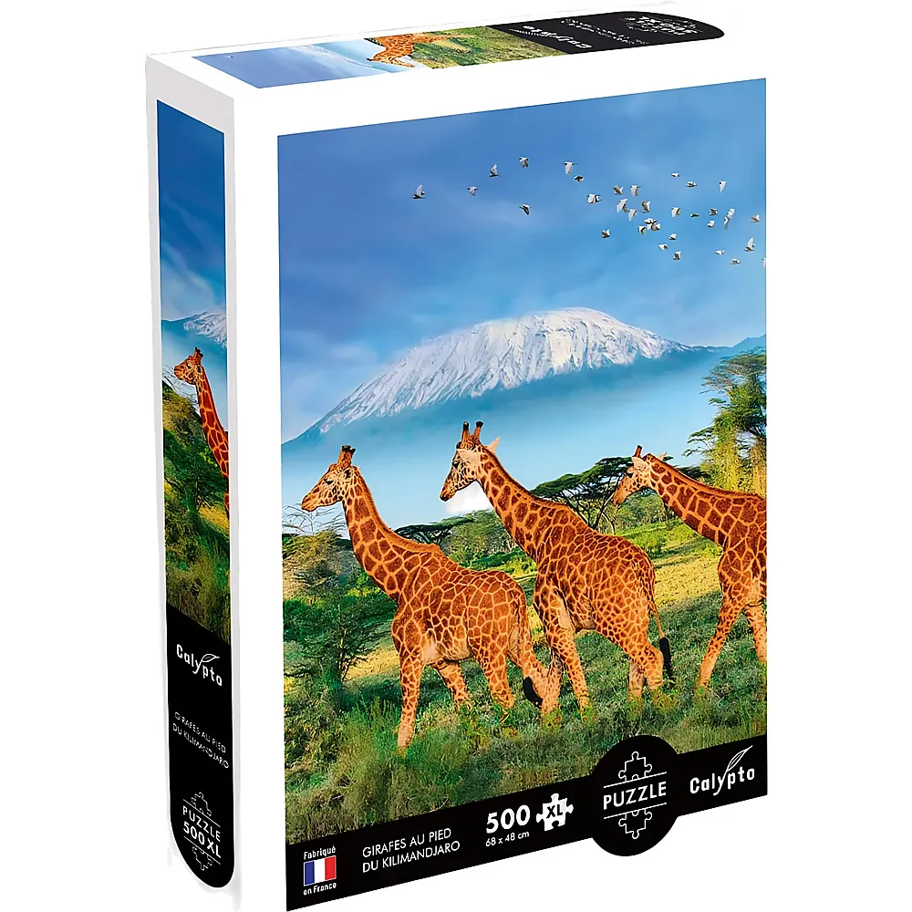 Calypto Puzzle Giraffenherde vor Kilimandjaro - 500 Teile