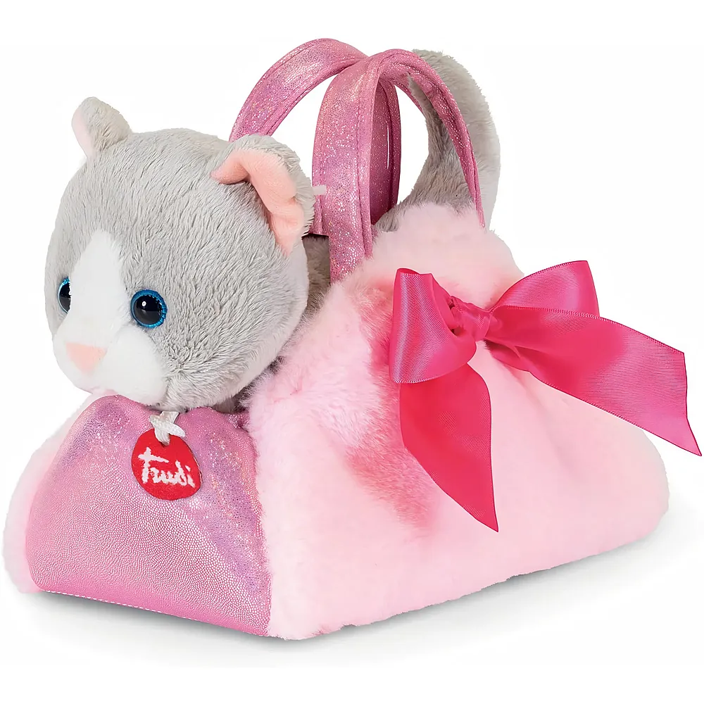 Trudi Katze Pink Fashion Bag Pl�sch, Geschenkidee  15x20x11zm Gr�sse XS  Fashion Pets  Modell