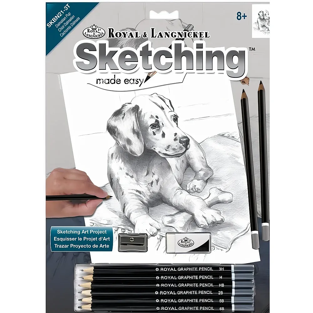 Royal & Langnickel R&l Sketching Std Chiot Dalmatien 21.3x30cm