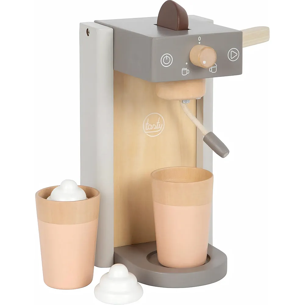 small foot Tasty Kaffeemaschinen-Set Grau