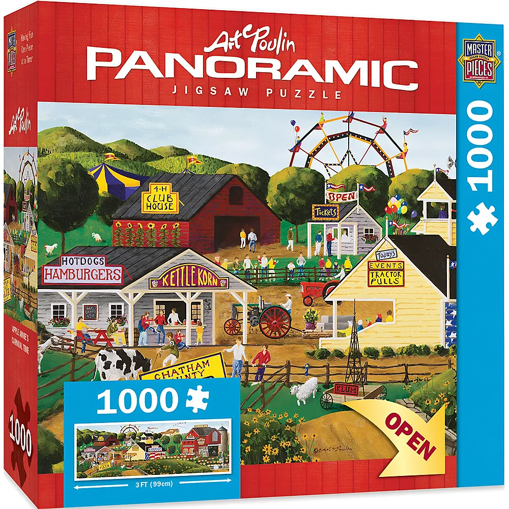 Master Pieces Puzzle 1000 Teile Apple Annie's Carnival Time