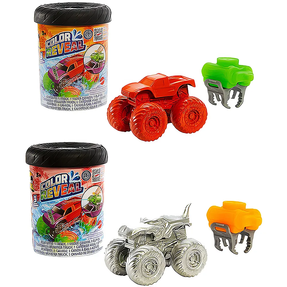 Hot Wheels Monster Trucks Color Shifters 2er Pack 1:64