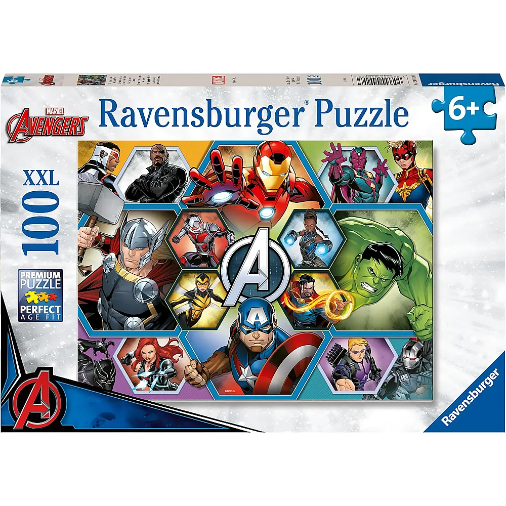 Ravensburger Puzzle Marvel Avengers - 100 Teile