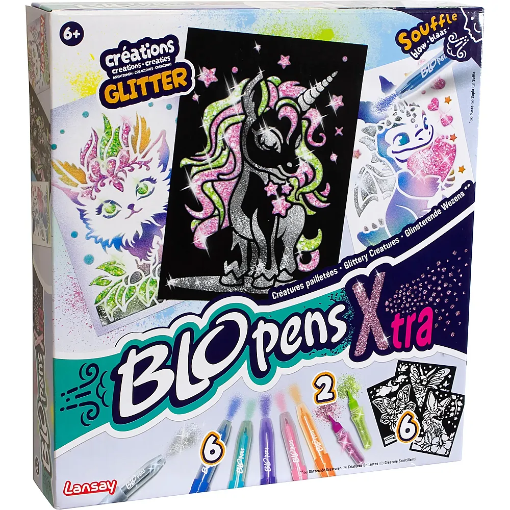 Blopens Spr�hstiftesetX-TRA Glitzertiere
