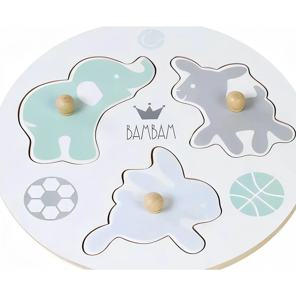 meinspielzeug - BamBam Steckpuzzle 3-teilig In Geschenkbox