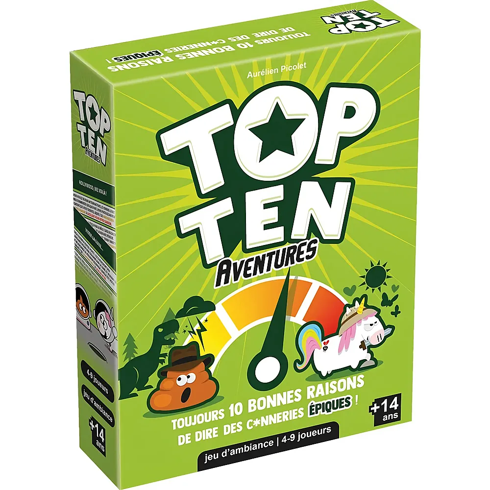 Cocktail Games Top Ten Aventures FR