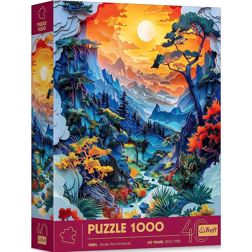 Puzzle 40 Jahre Trefl Valley 1000Teile
