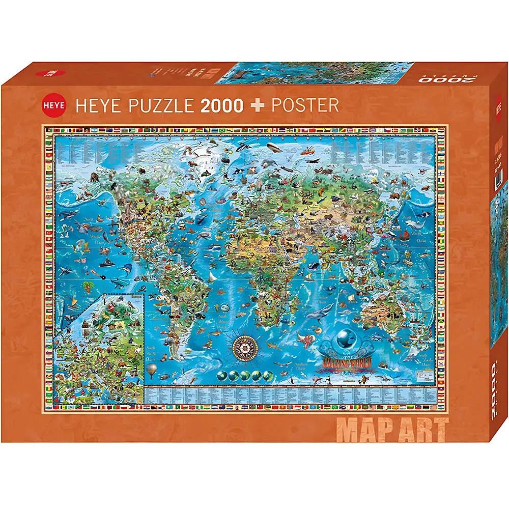 HEYE Puzzle Amazing World