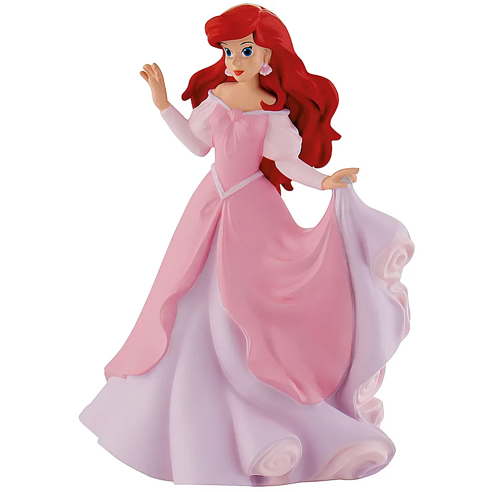 Bullyland Comic World Disney Princess Arielle im rosa Kleid | Lizenzfiguren