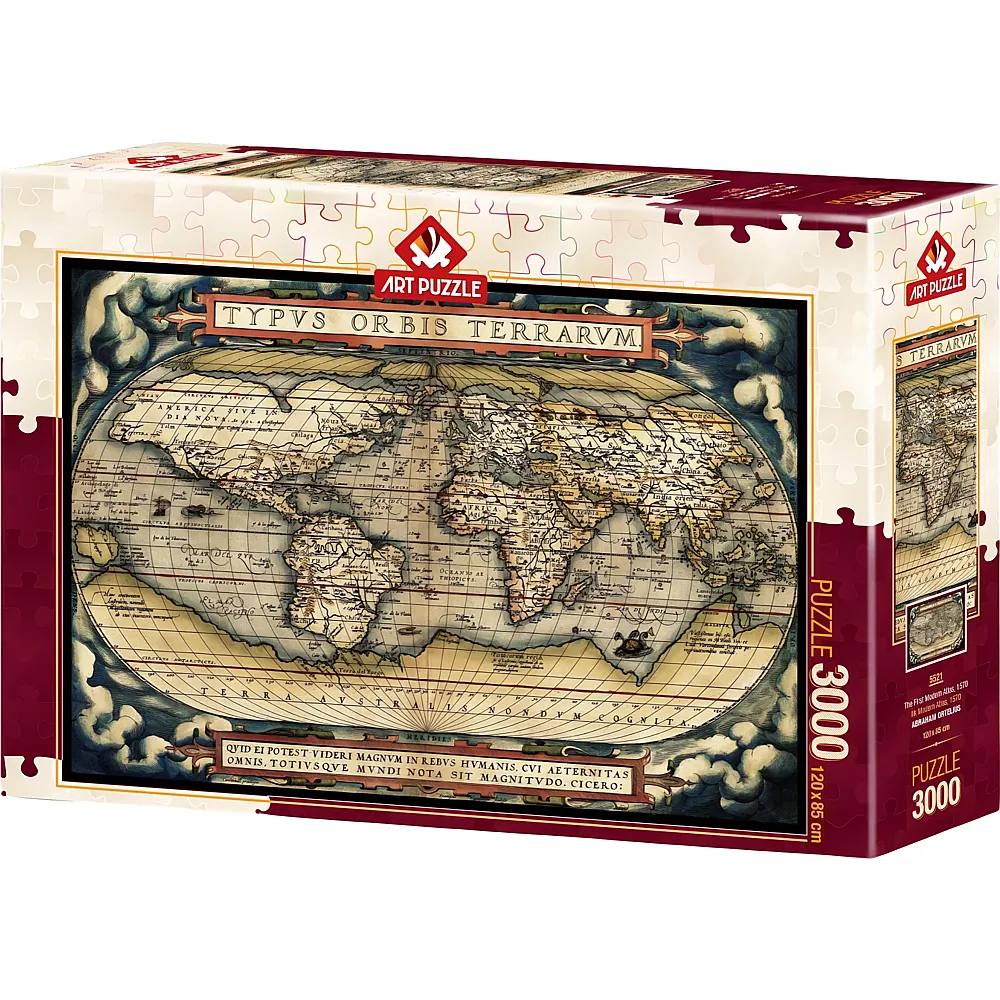 Art Puzzle Der erste moderne Atlas, 1570 - 3000 Teile