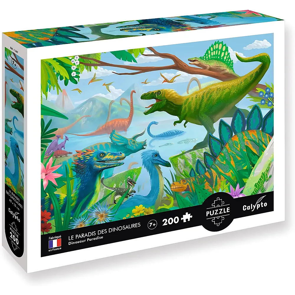 Calypto Puzzle Dinosaurier Paradies 200Teile