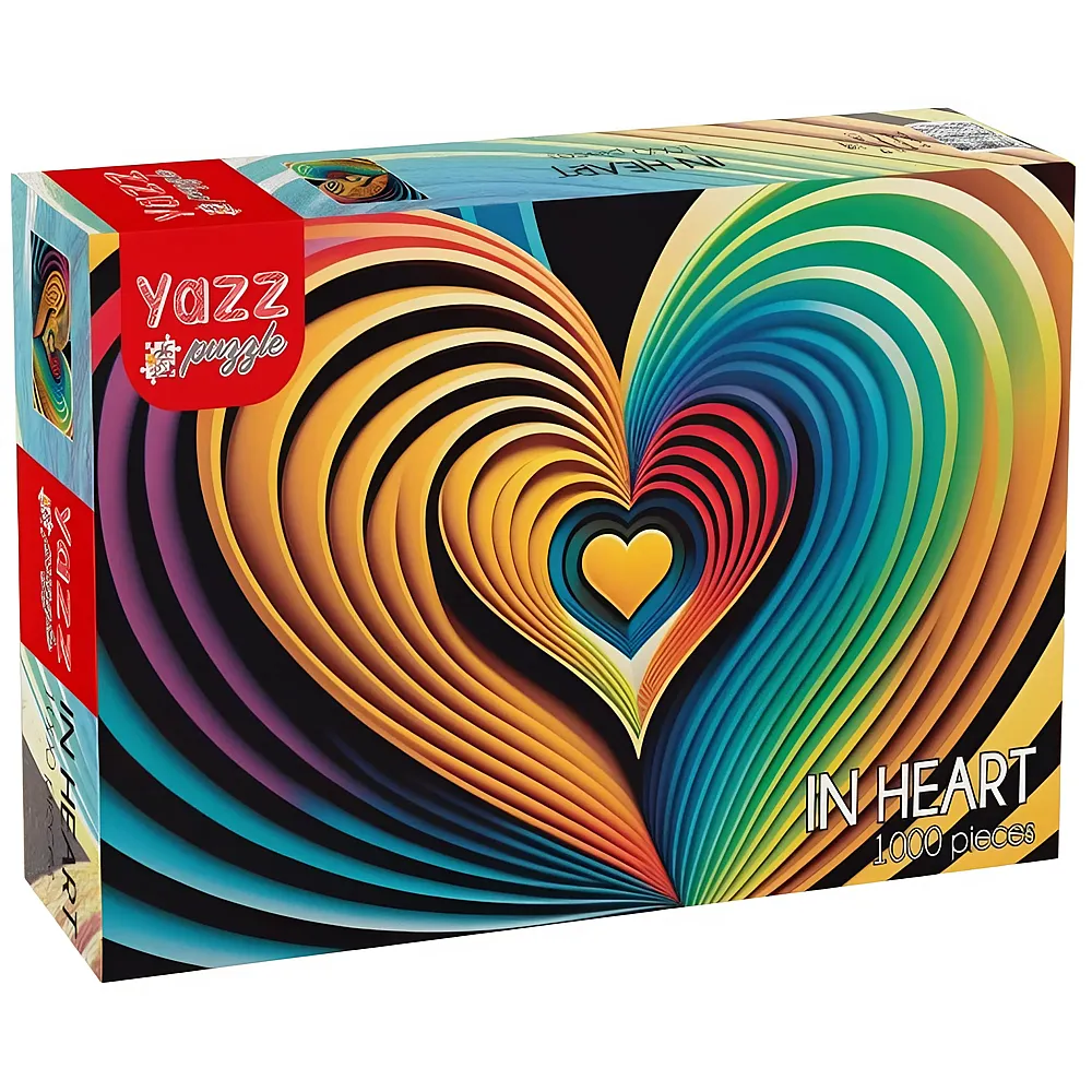 Yazz Puzzle In Heart - 1000 Teile
