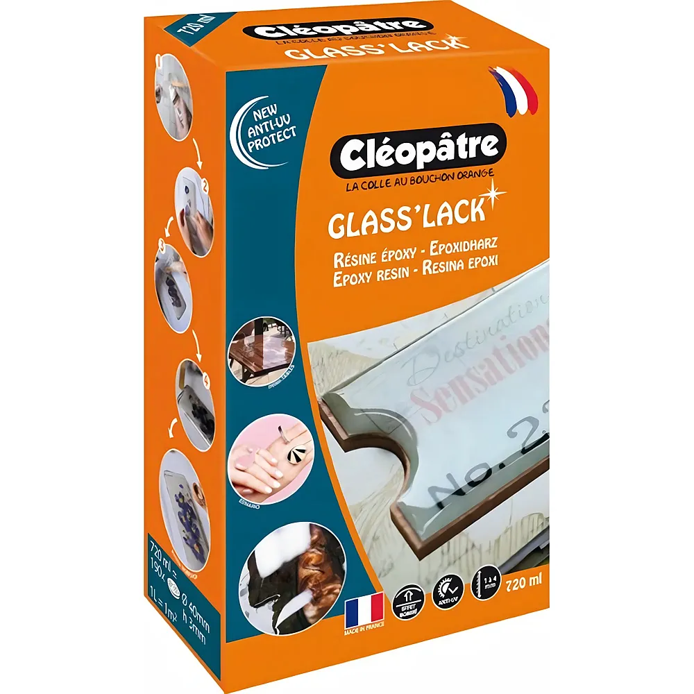 Cleopatre Glass'lack - Lackierend Epoxid-uberzugsharzgel-set Kstchen