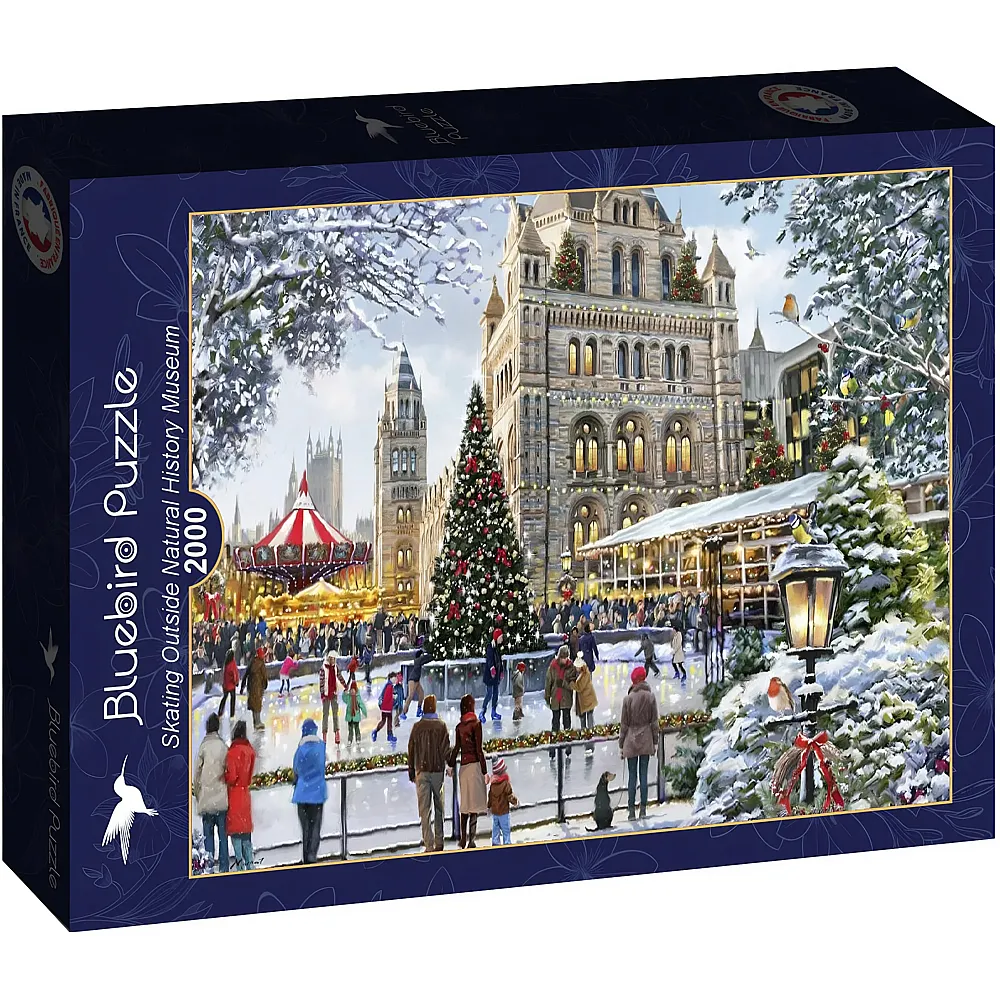 Bluebird Puzzle Skating Outside Natural History Museum 2000Teile