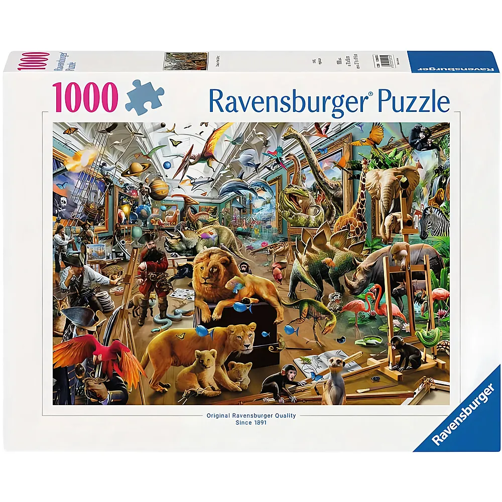 Ravensburger Puzzle Chaos in der Galerie - 1000 Teile