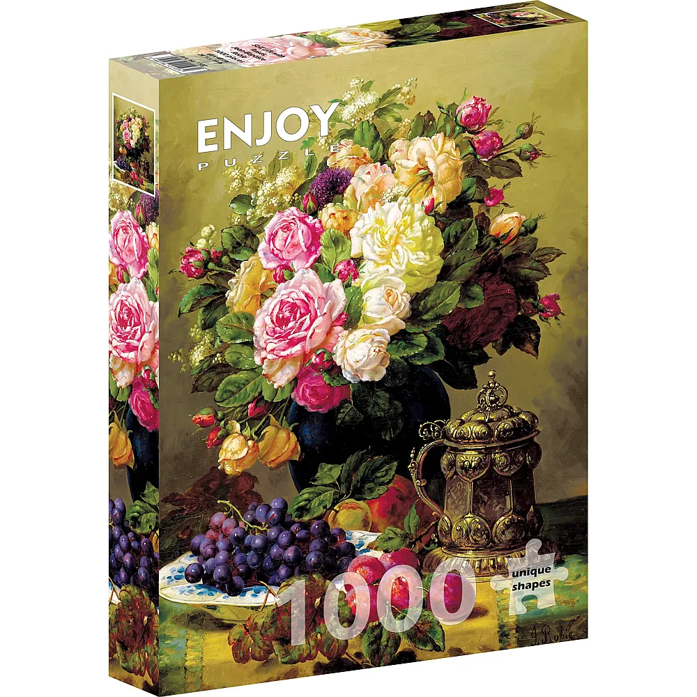 Enjoy Puzzle Jean-Baptiste Robie - Still Life with Roses