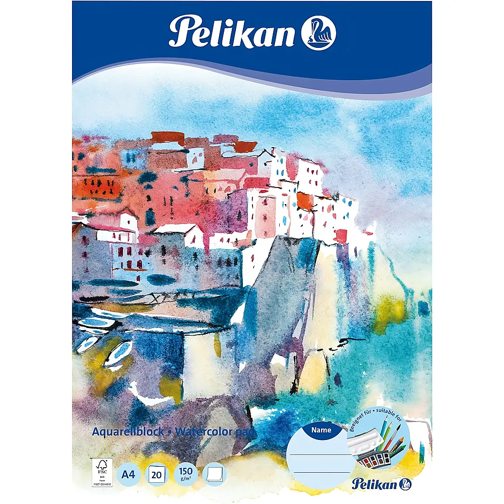 Pelikan Aquarellblock A4