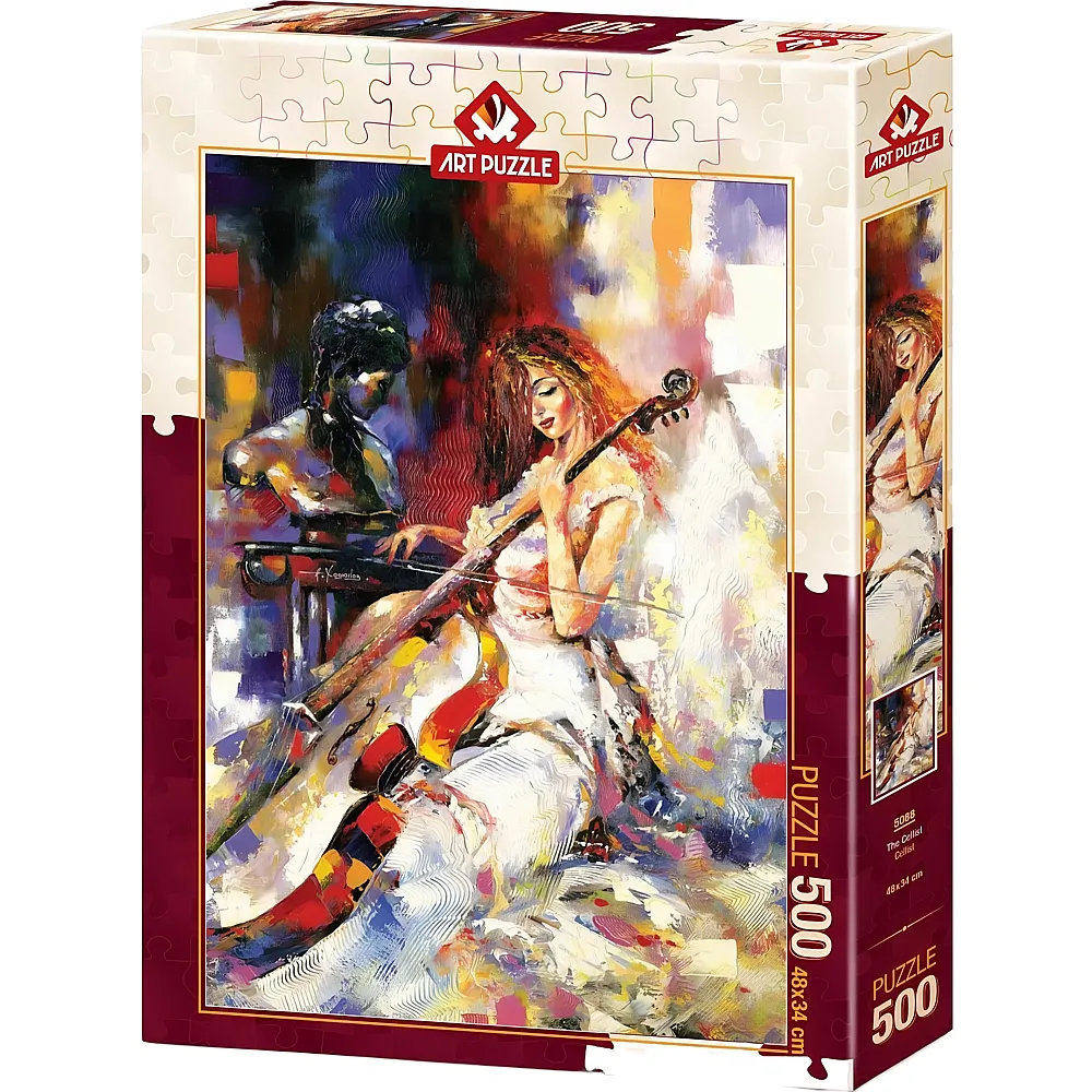 Art Puzzle Die Cellistin - 500 Teile