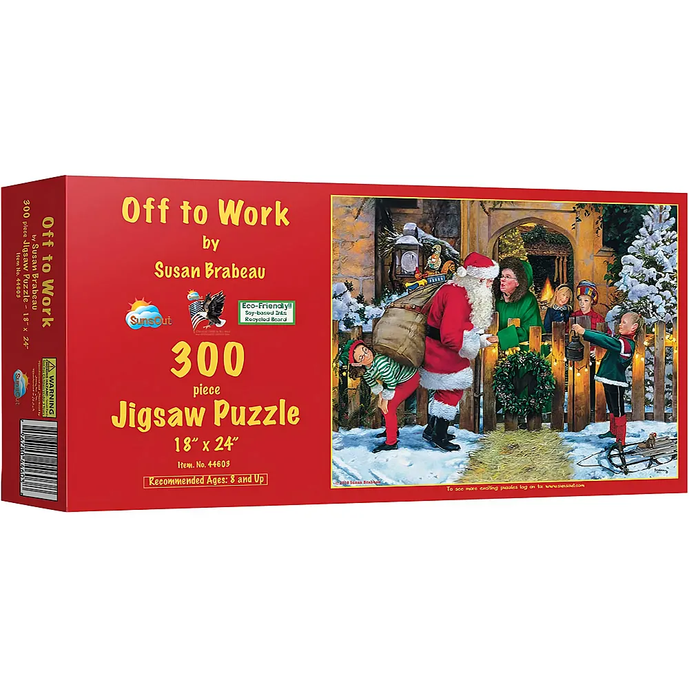 SunsOut Puzzle Susan Brabeau Off to Work - 300 Teile