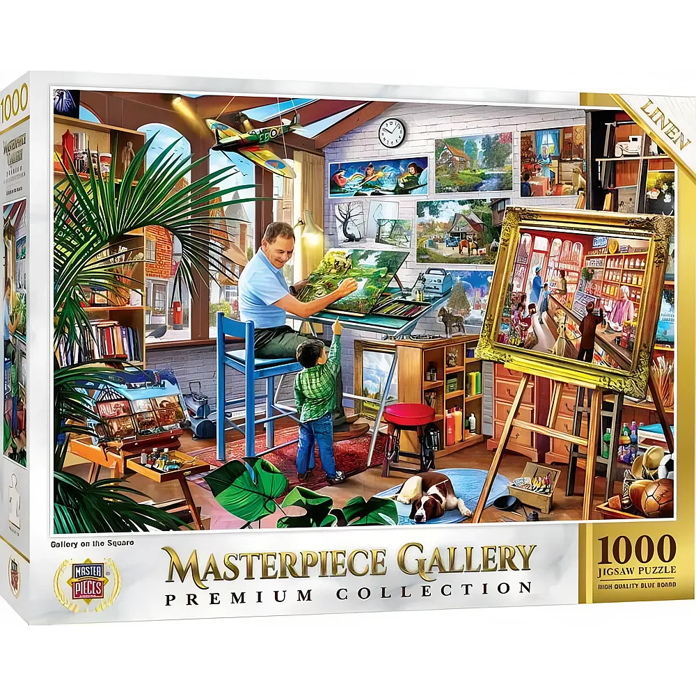 Master Pieces Puzzle Masterpiece Gallery Galerie auf dem Platz - 1000 Teile